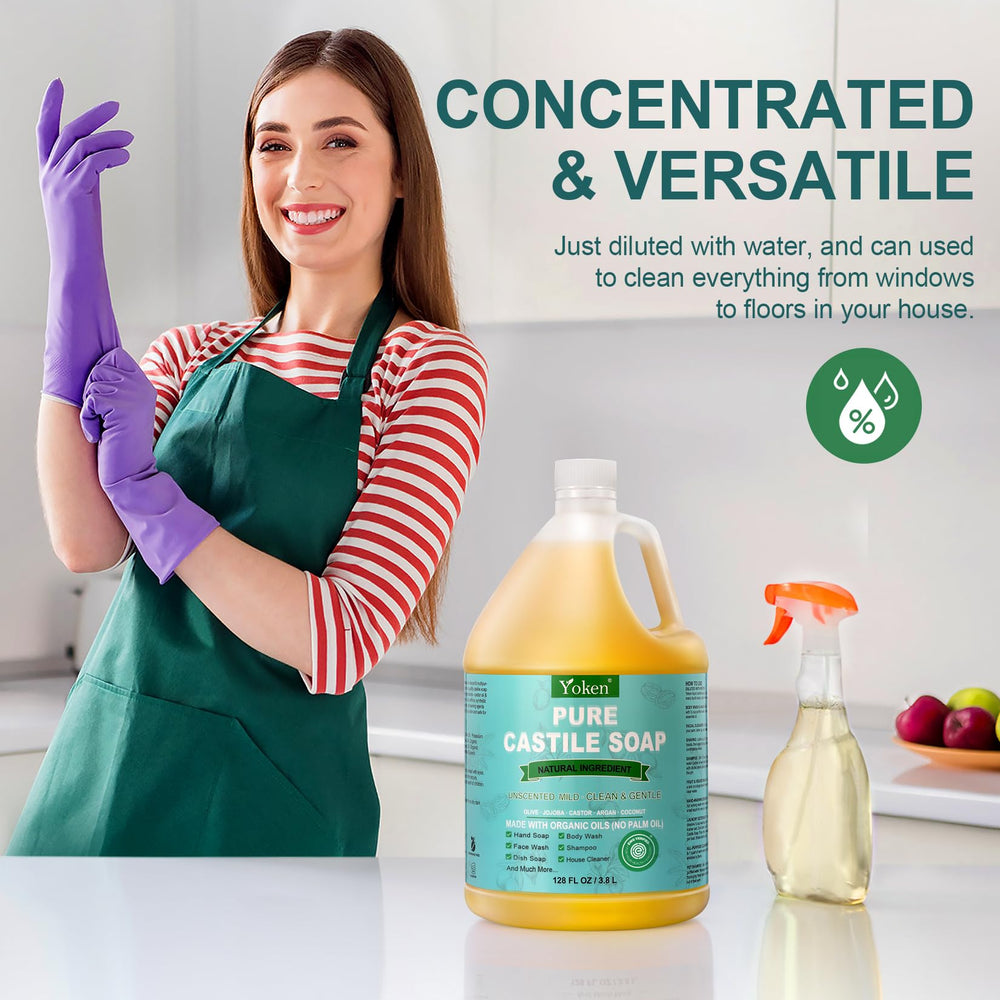 Yoken dilution demo in pump bottle showing proper mix for everyday use