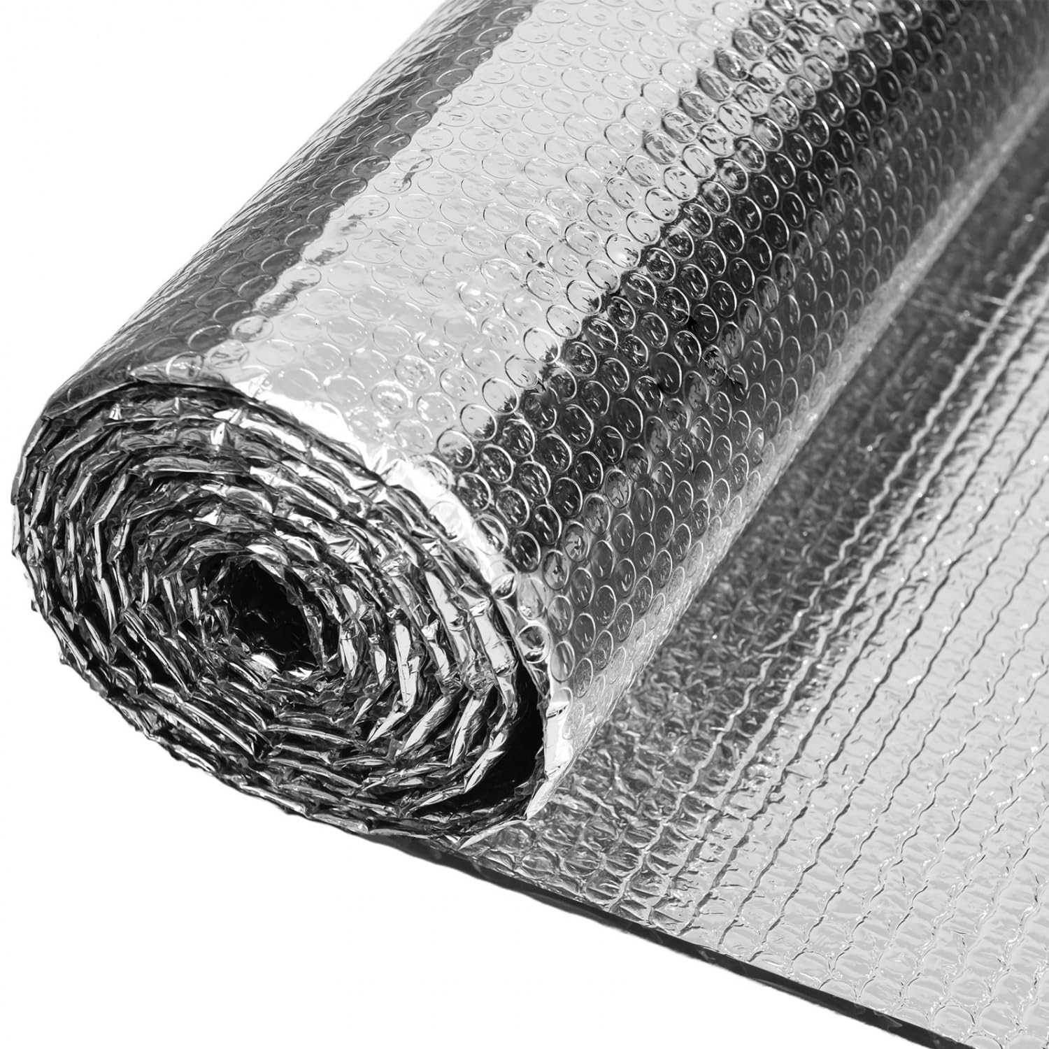 YoleShy front view of the 48in x 10ft reflective roll showing full width and length, easy coverage benefit