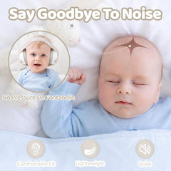 YomauiYee headband demo on infant highlighting fontanel-safe comfort