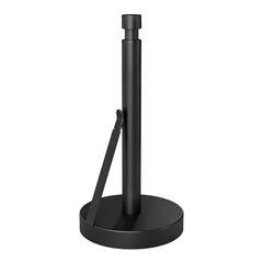 YUMORE front view on countertop showing sleek black design and stability benefit