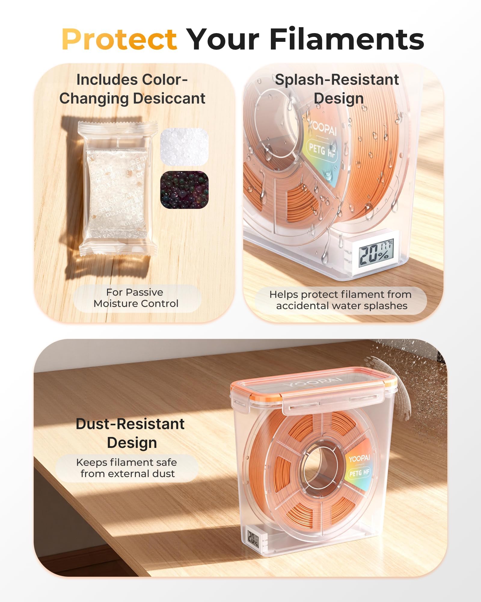 YOOPAI temperature and humidity monitor detail giving quick environmental feedback