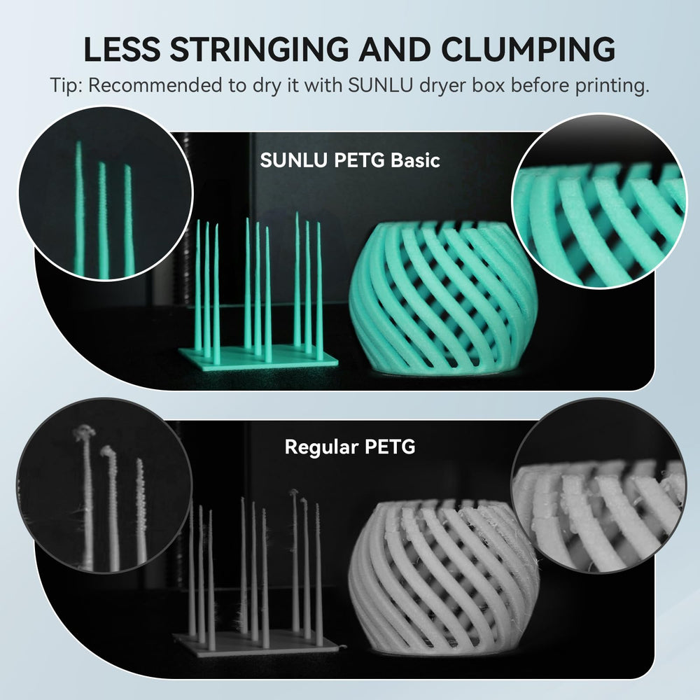 YOOPAI SUNLU PETG measured with calipers showing dimensional accuracy and precision