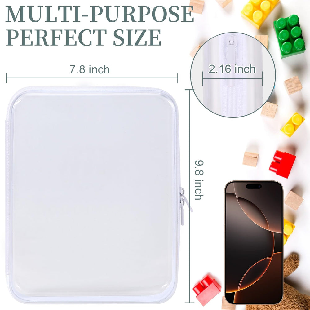 YOPCDJ pouch open with toiletries arranged for quick visibility