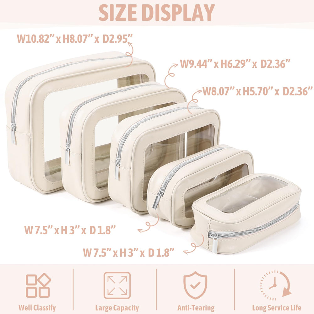 YOPCDJ medium pouch with TSA-compliant dimensions for faster airport security