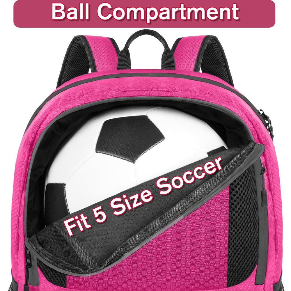 YOREPEK ventilated shoe compartment open with cleats, keeping kit separated