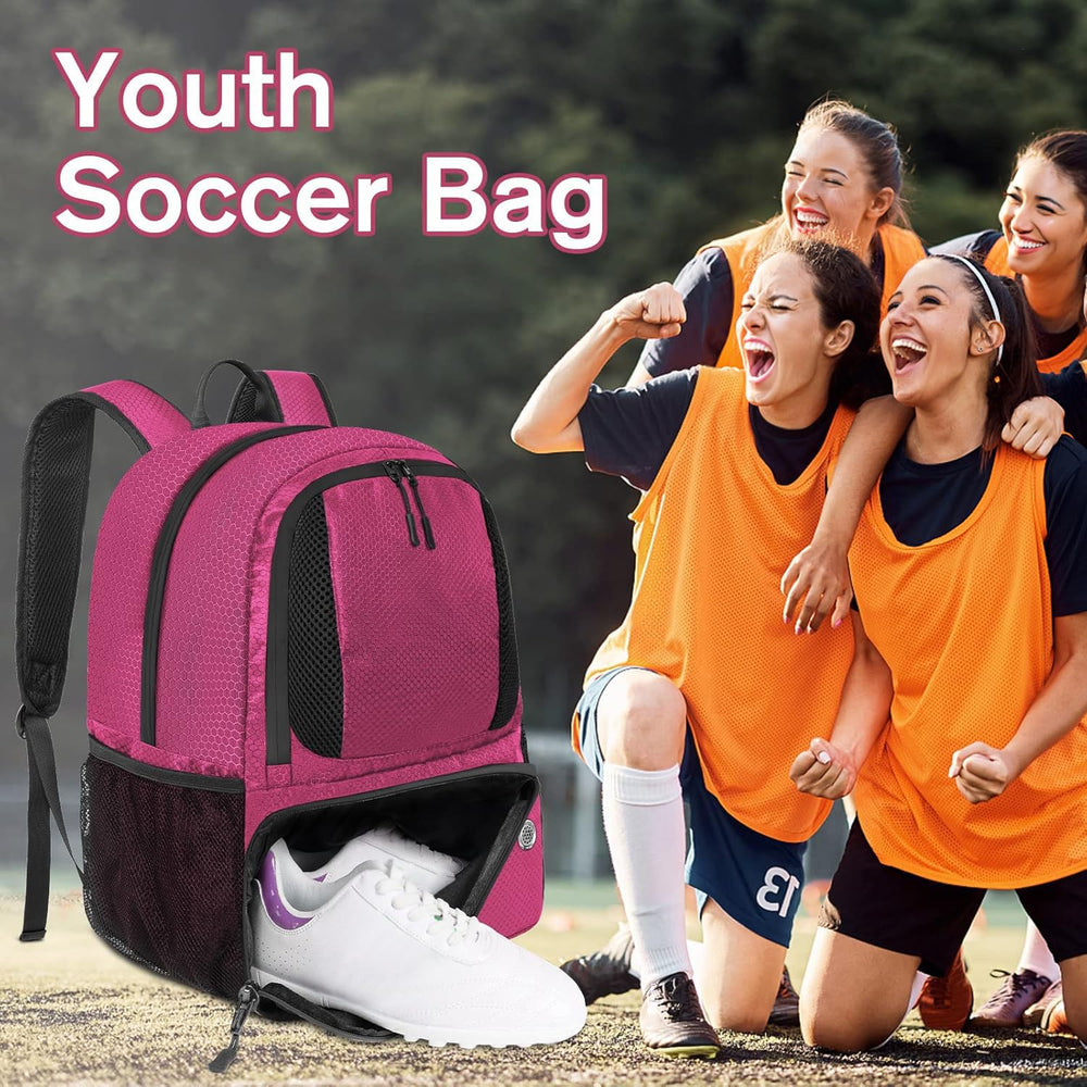 YOREPEK lifestyle shot of a player wearing the bag for hands-free travel