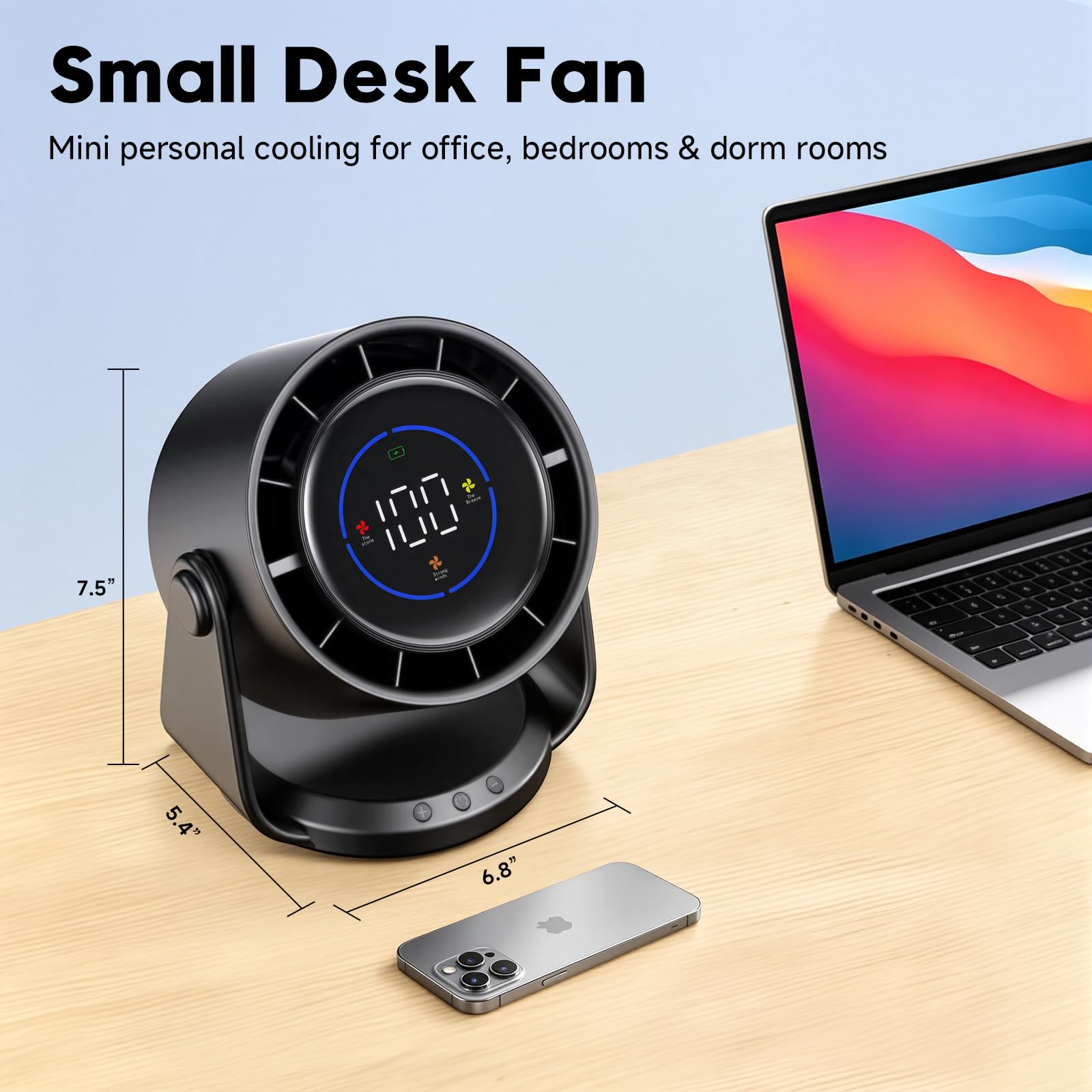 YOSHENMO held in hand for scale showing portable, travel-ready benefit