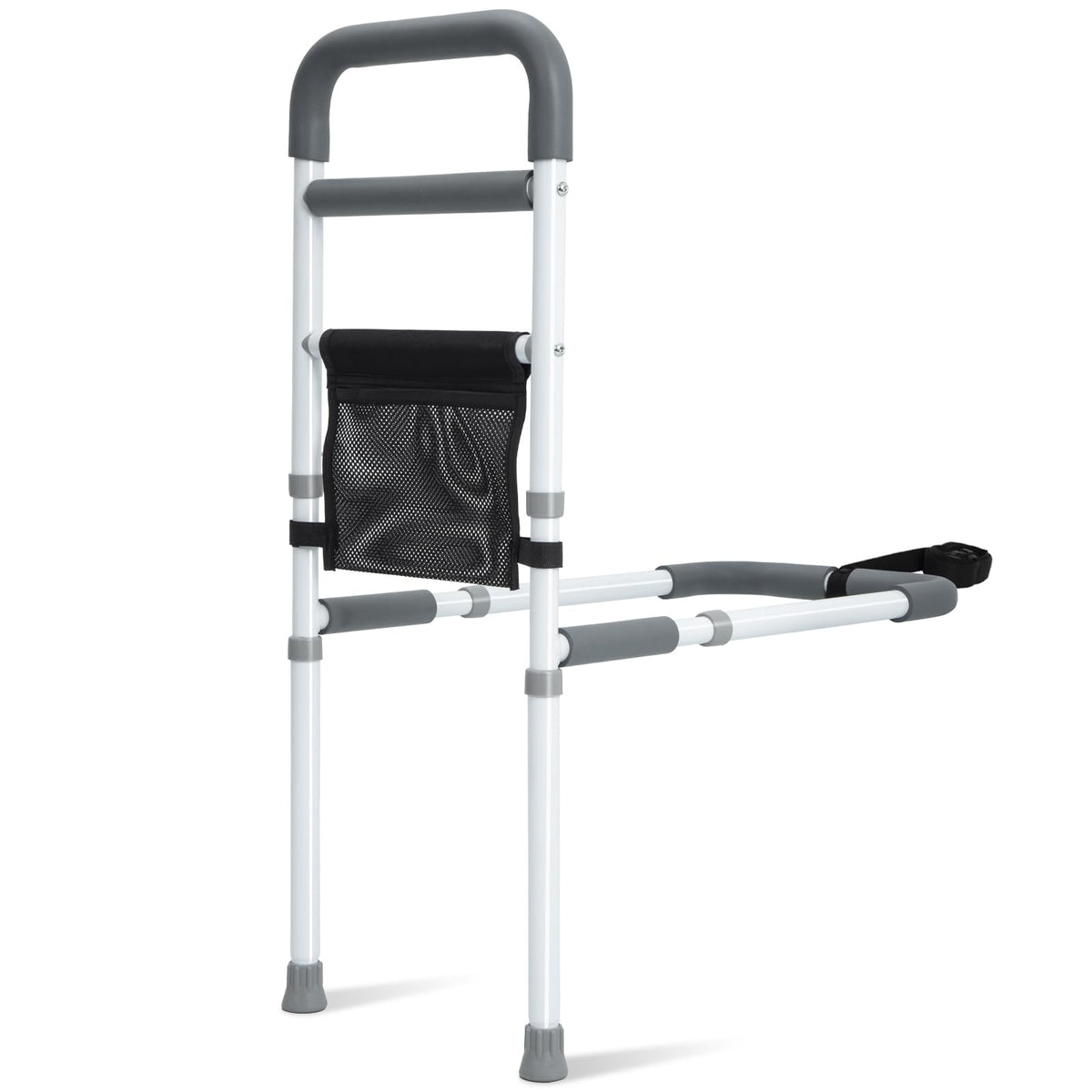 YrHeiper front view assembled rail showing stable bedside support