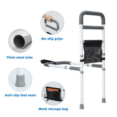 YrHeiper support leg and base illustrating floor-anchored stability