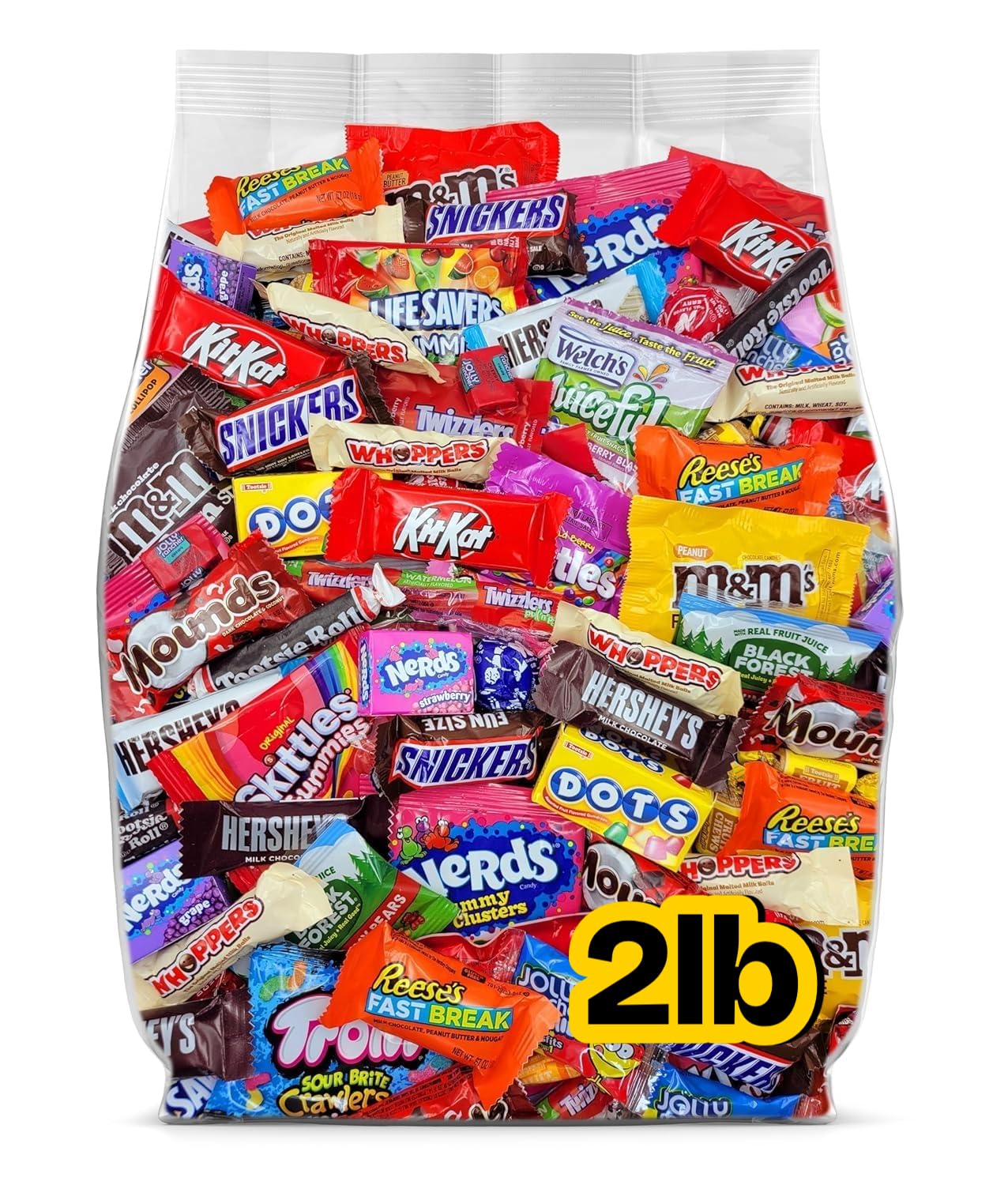 Yummy Chew front packaging showing 2 lb bag and branding for easy identification
