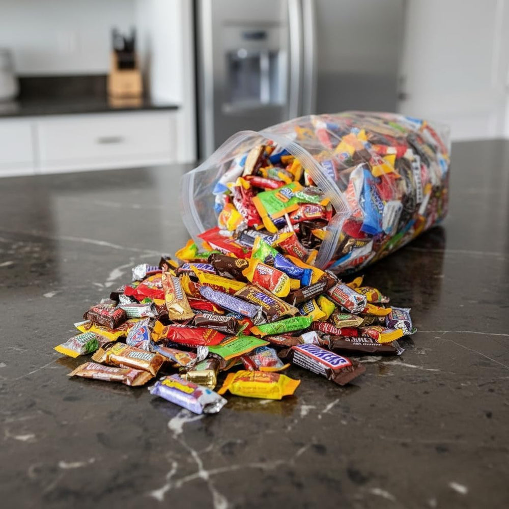 Yummy Chew fruity candies grouped to show bright flavors and texture variety