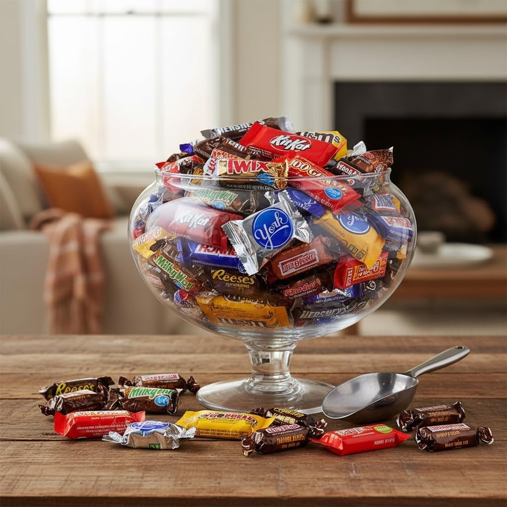 Yummy Chew party favor assembly with assorted chocolates for guests