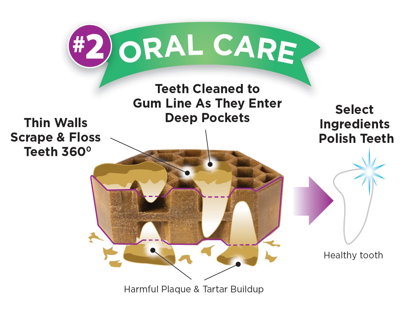 Veterinarian inspecting Yummy Combs package indicating vet-tested safety