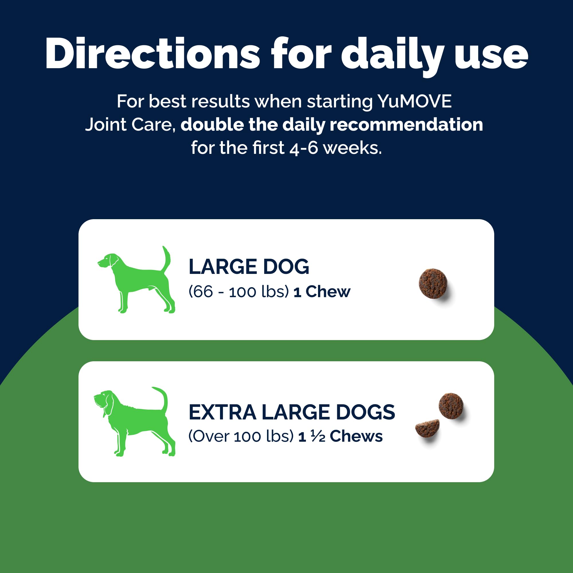 YuMOVE lifestyle image of large dog on walk showing improved mobility