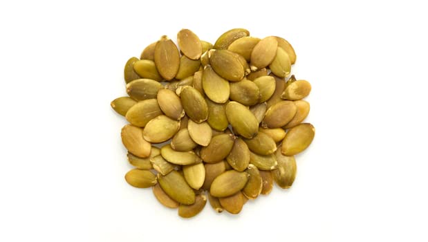 Yupik seeds sprinkled on oatmeal illustrating topping versatility and added crunch