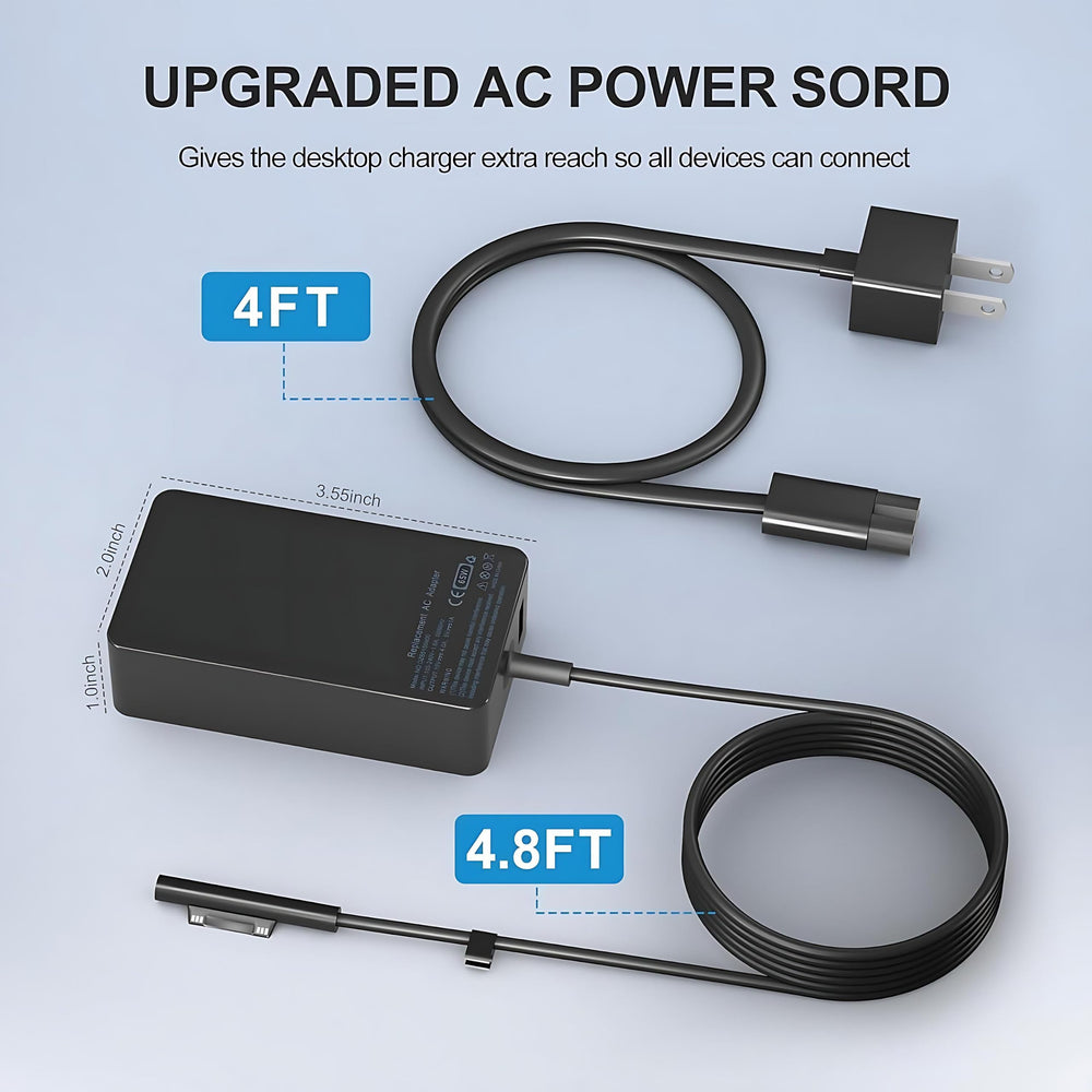 YURCIPWE compact charger beside a phone for size comparison showing travel-friendly benefit