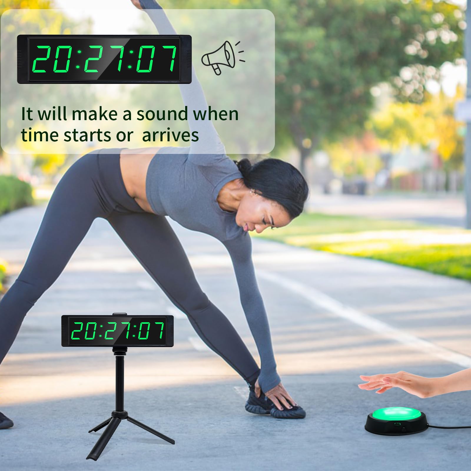 YZ remote and wired button controls offering hands-free operation