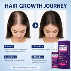 Yzmoffer lightweight serum on scalp demonstrating quick absorption