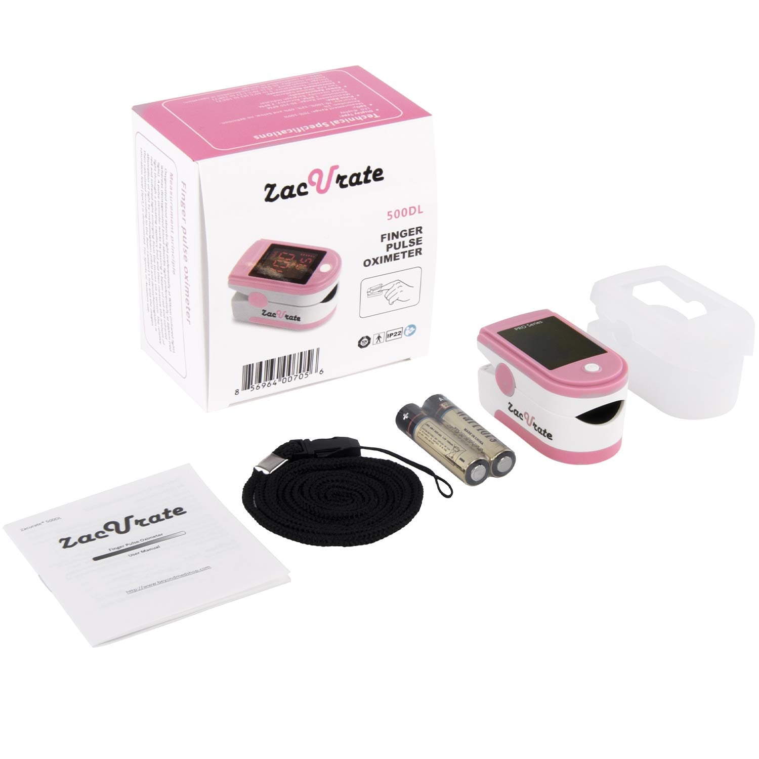 Zacurate size comparison in hand illustrating compact portable benefit