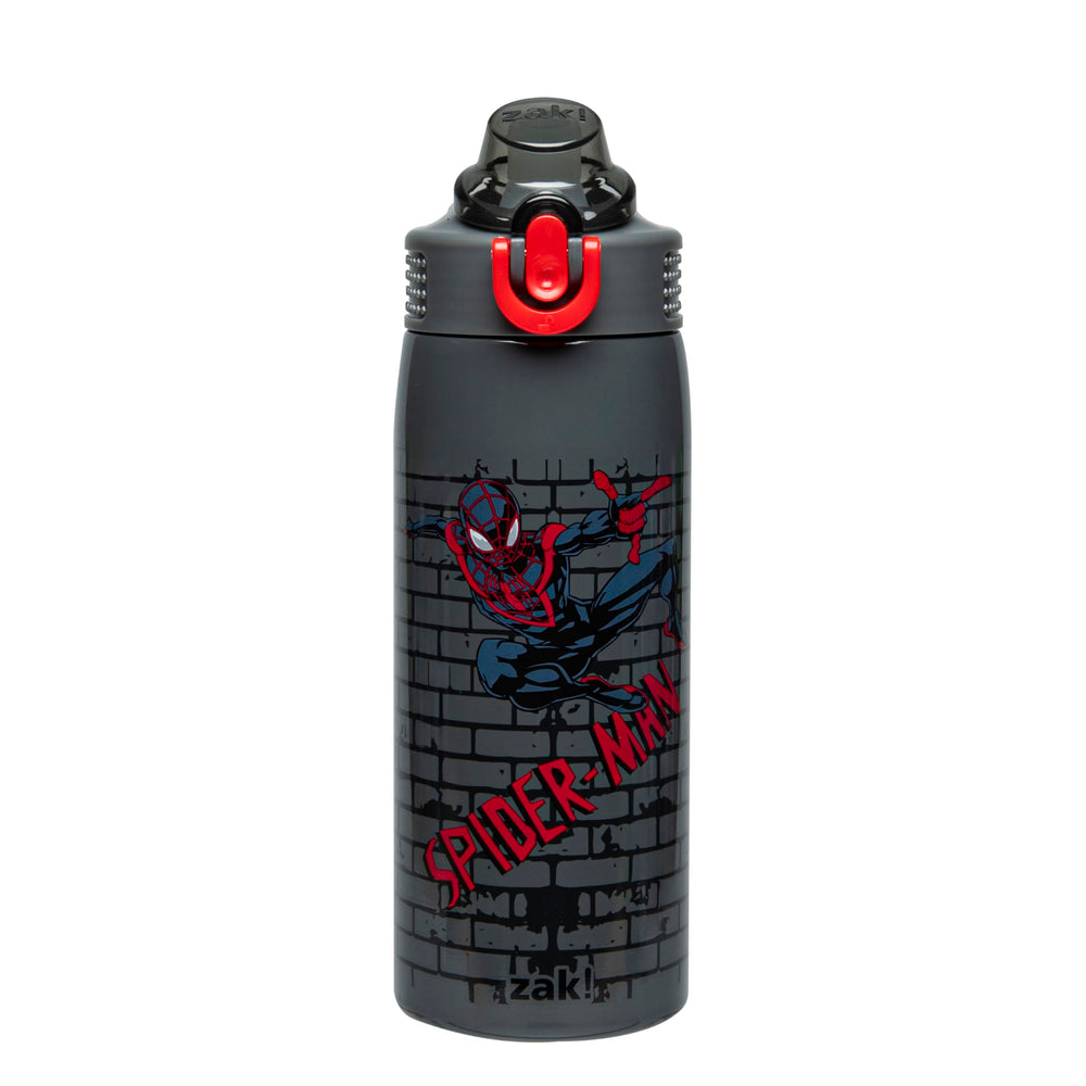 Zak Designs Spider‑Man front view showing kid‑friendly design and 19oz capacity