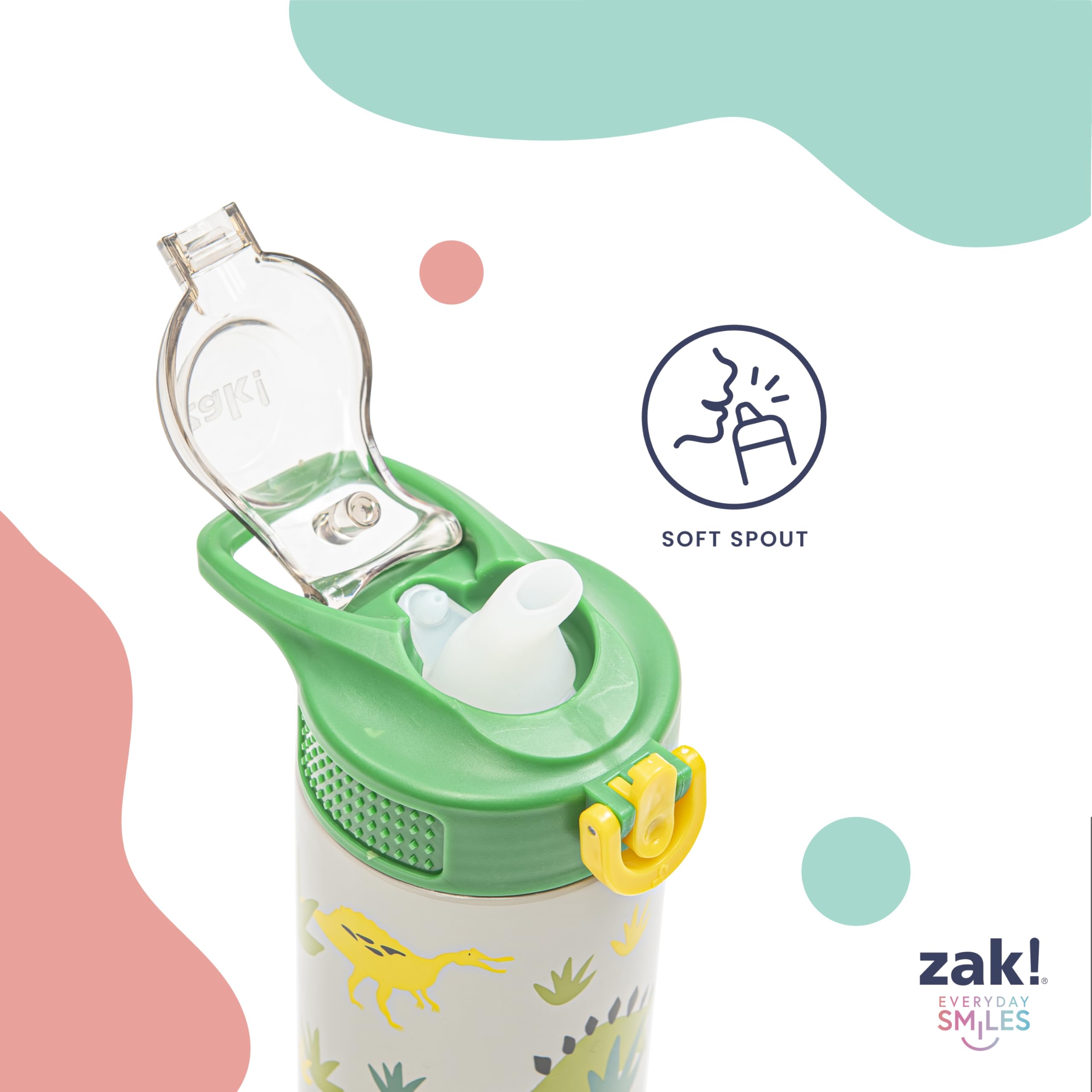 Zak Designs cutaway showing vacuum insulation keeping drinks cold