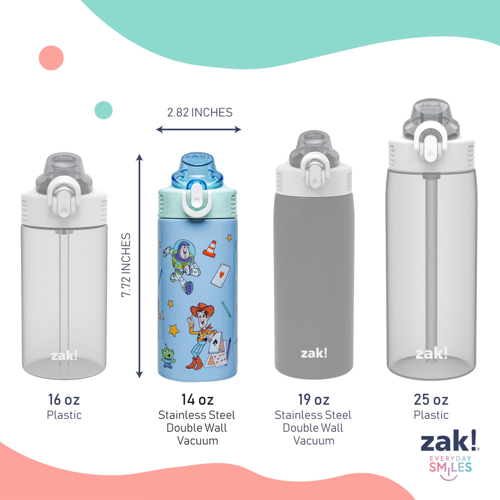 zak designs bottle on top rack dishwasher showing easy cleaning advantage