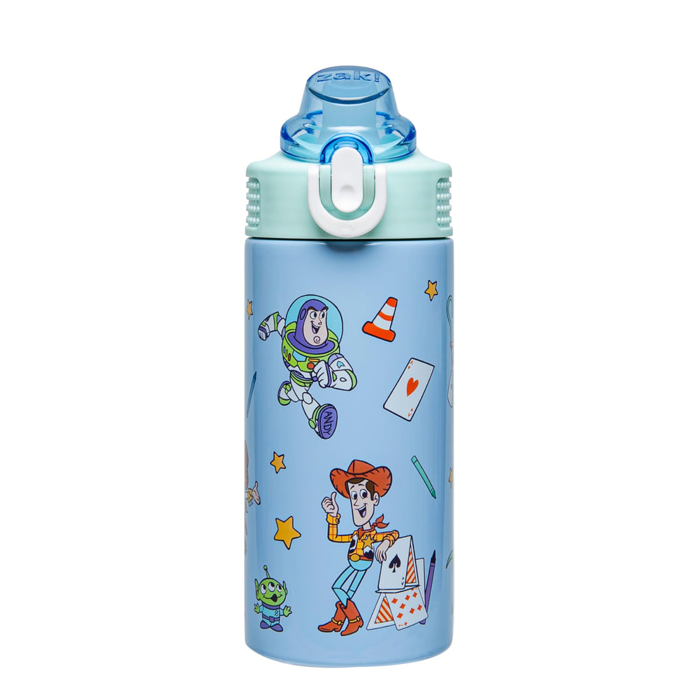 zak designs Woody front packaging shows bottle and branding, appeals to kids