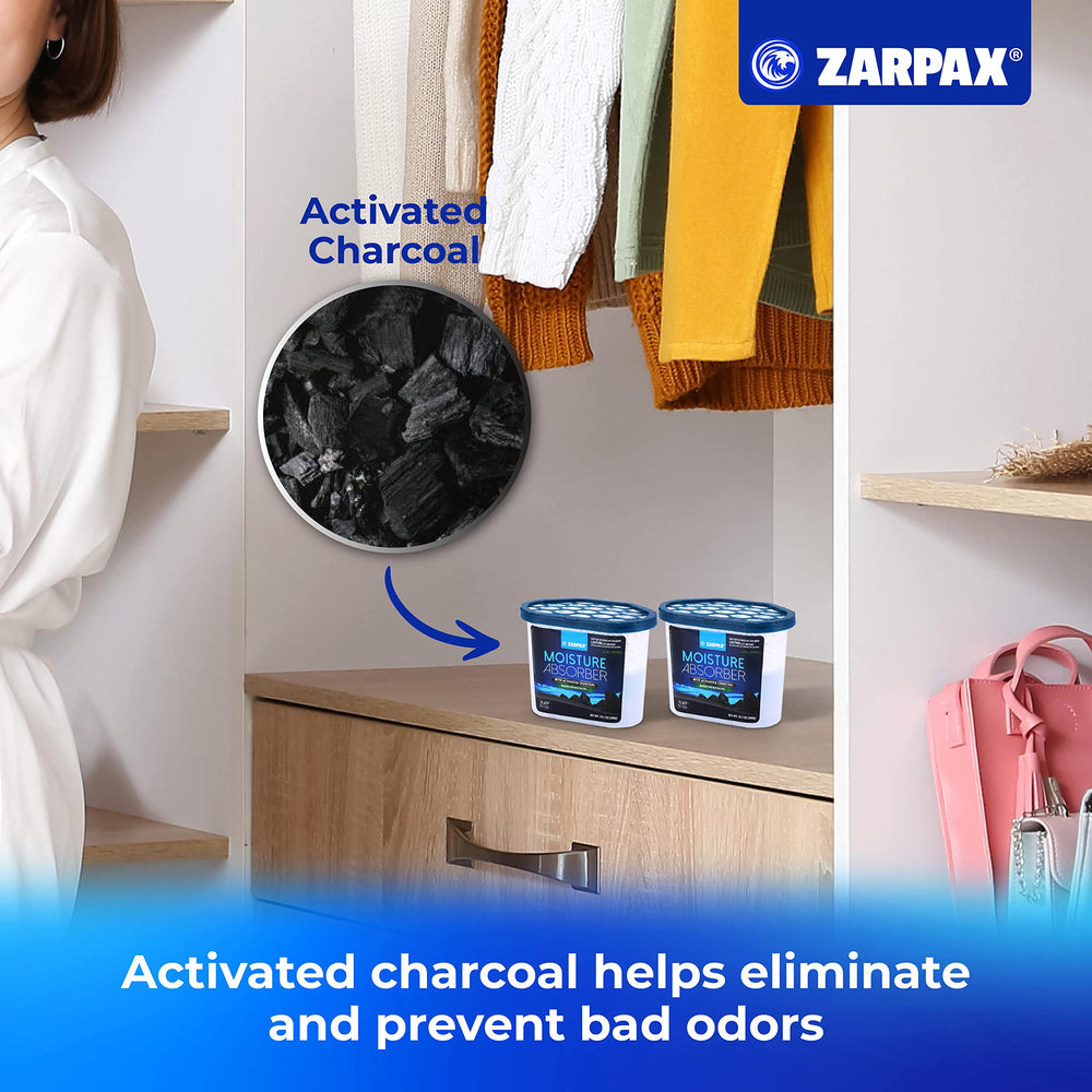 Zarpax liquid reservoir showing collected moisture and no-leak safety
