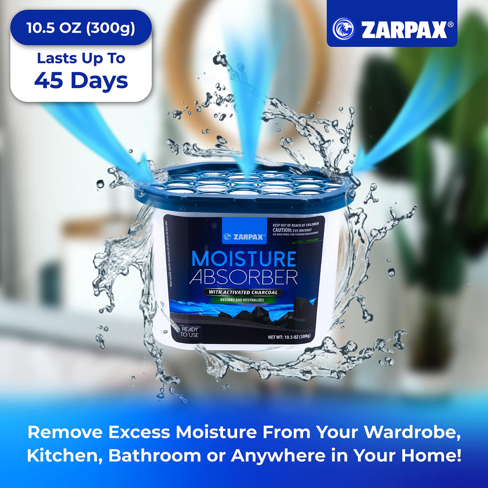 Zarpax open top detail showing seal removal and easy setup benefit