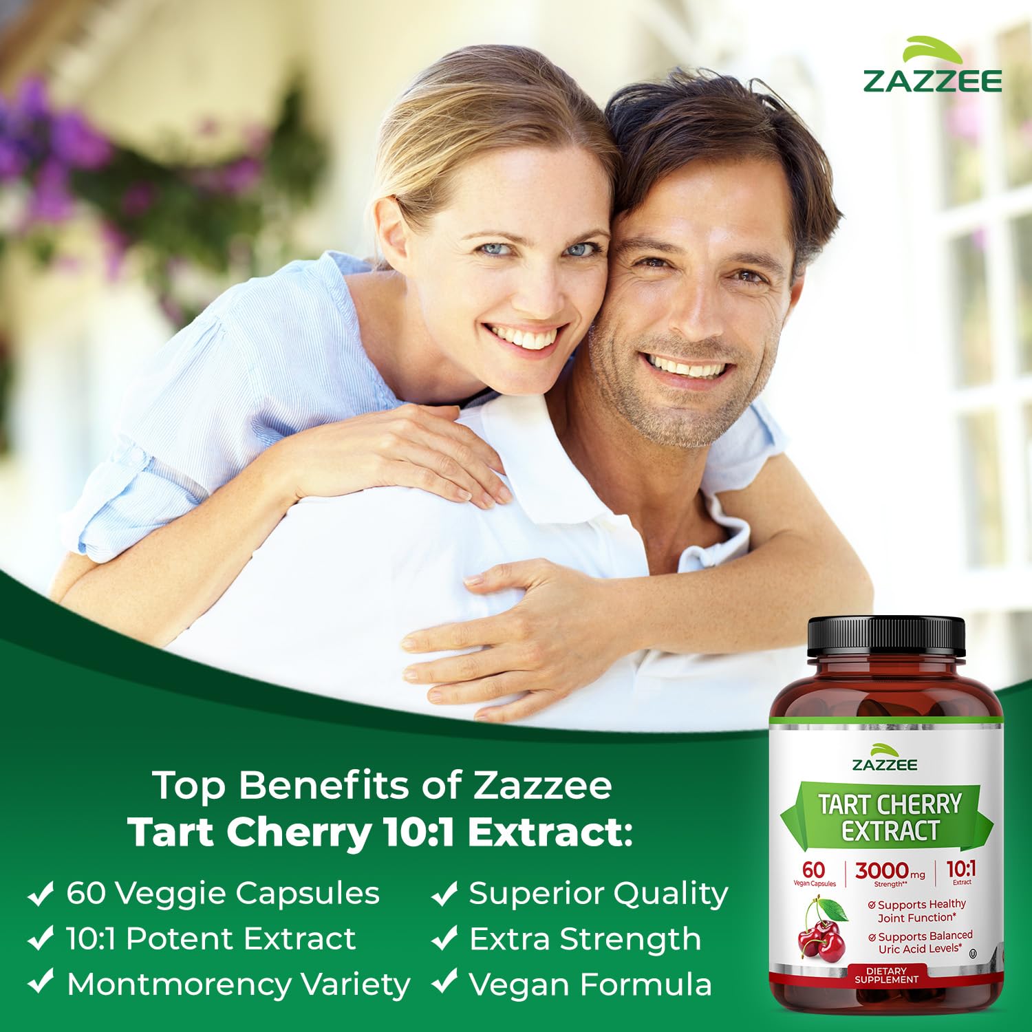 Close-up of Zazzee vegan capsules highlighting smooth texture and easy swallowing