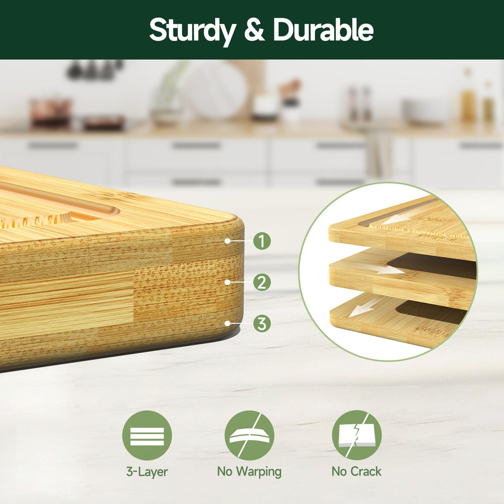 zeawec deep juice groove detail capturing liquids to protect countertops and reduce mess