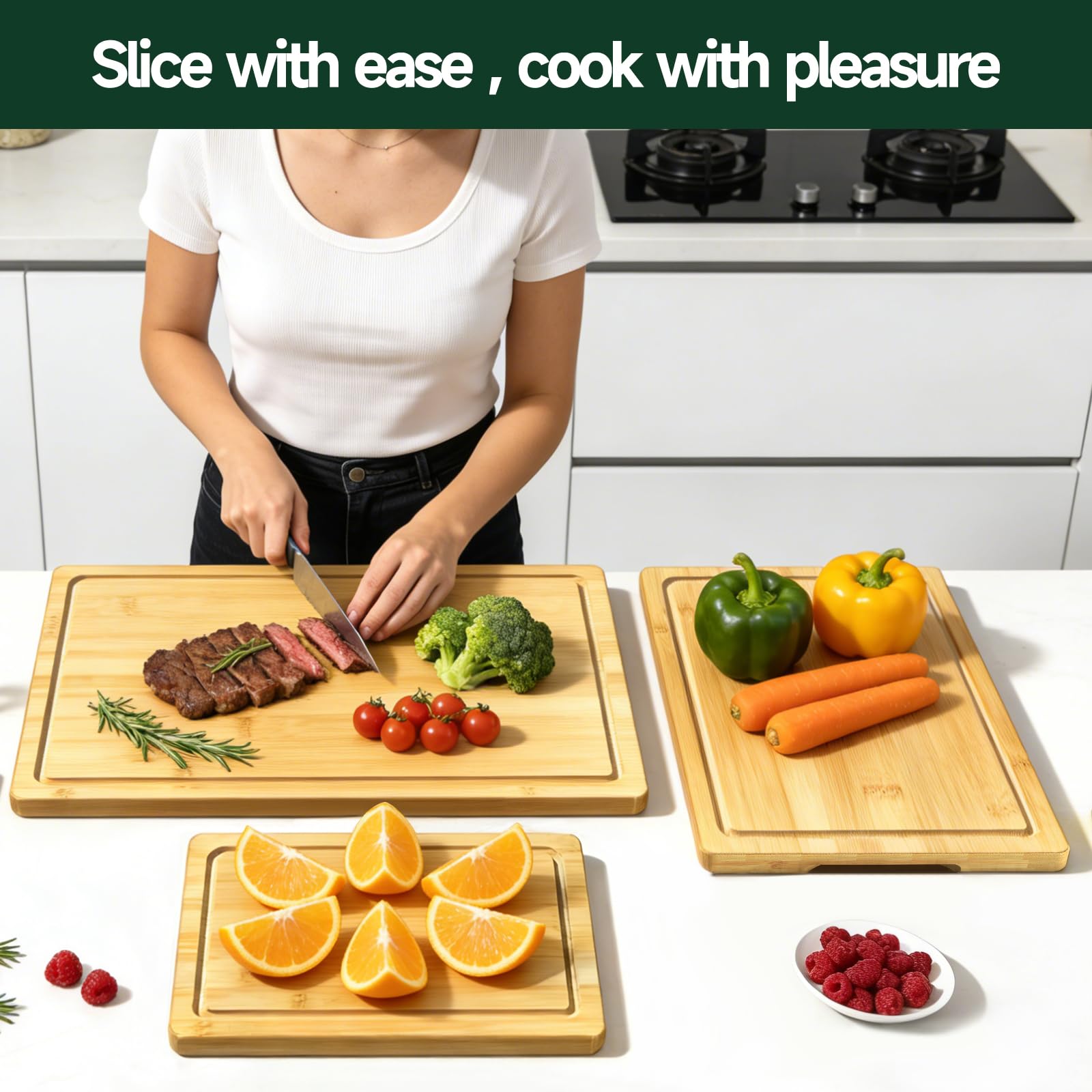 zeawec boards on kitchen counter in lifestyle scene showing sustainable, attractive utility