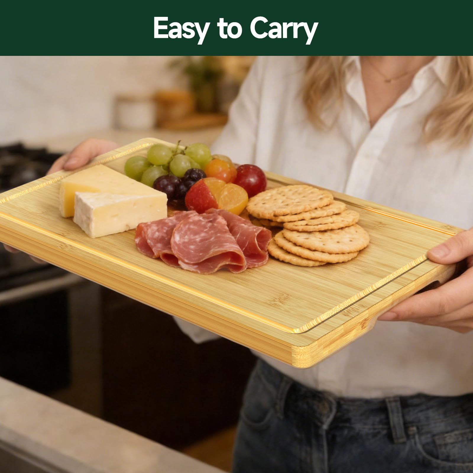 zeawec three boards laid out to show size comparison for versatile meal prep choices