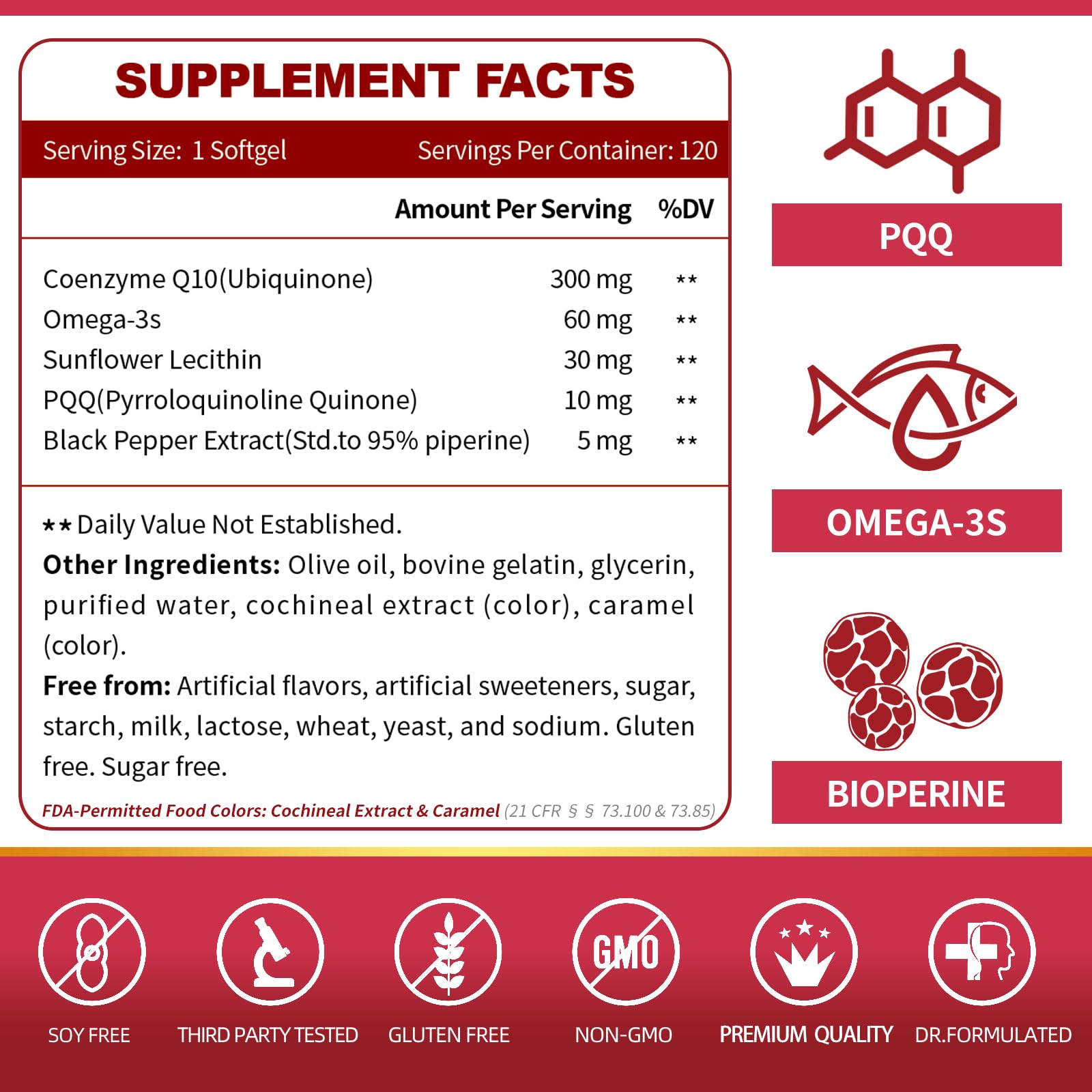 ZEBORA softgels in hand showing size and serving scale for daily use
