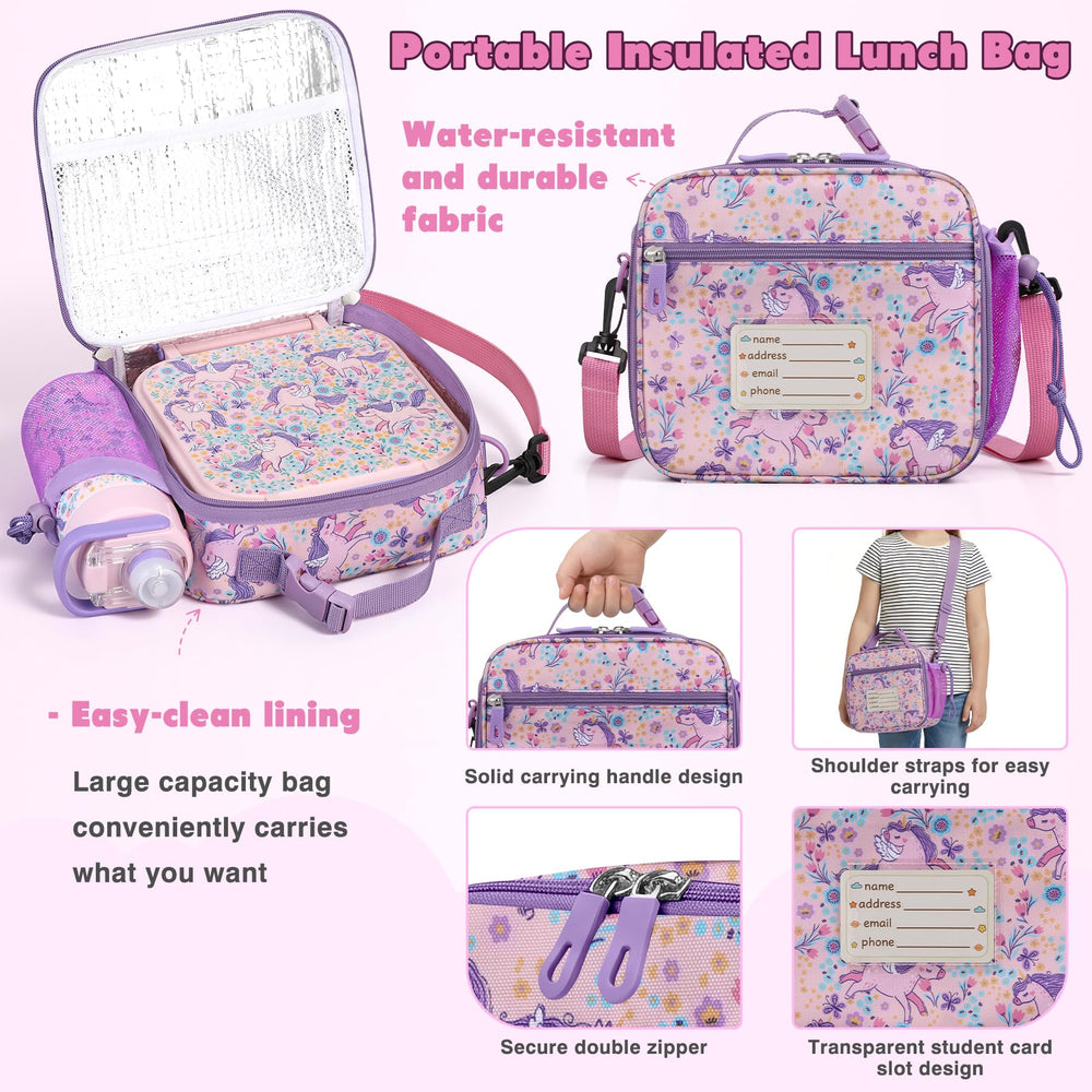 Zeekala insulated lunch bag lifestyle shot easy-to-carry and stain resistant