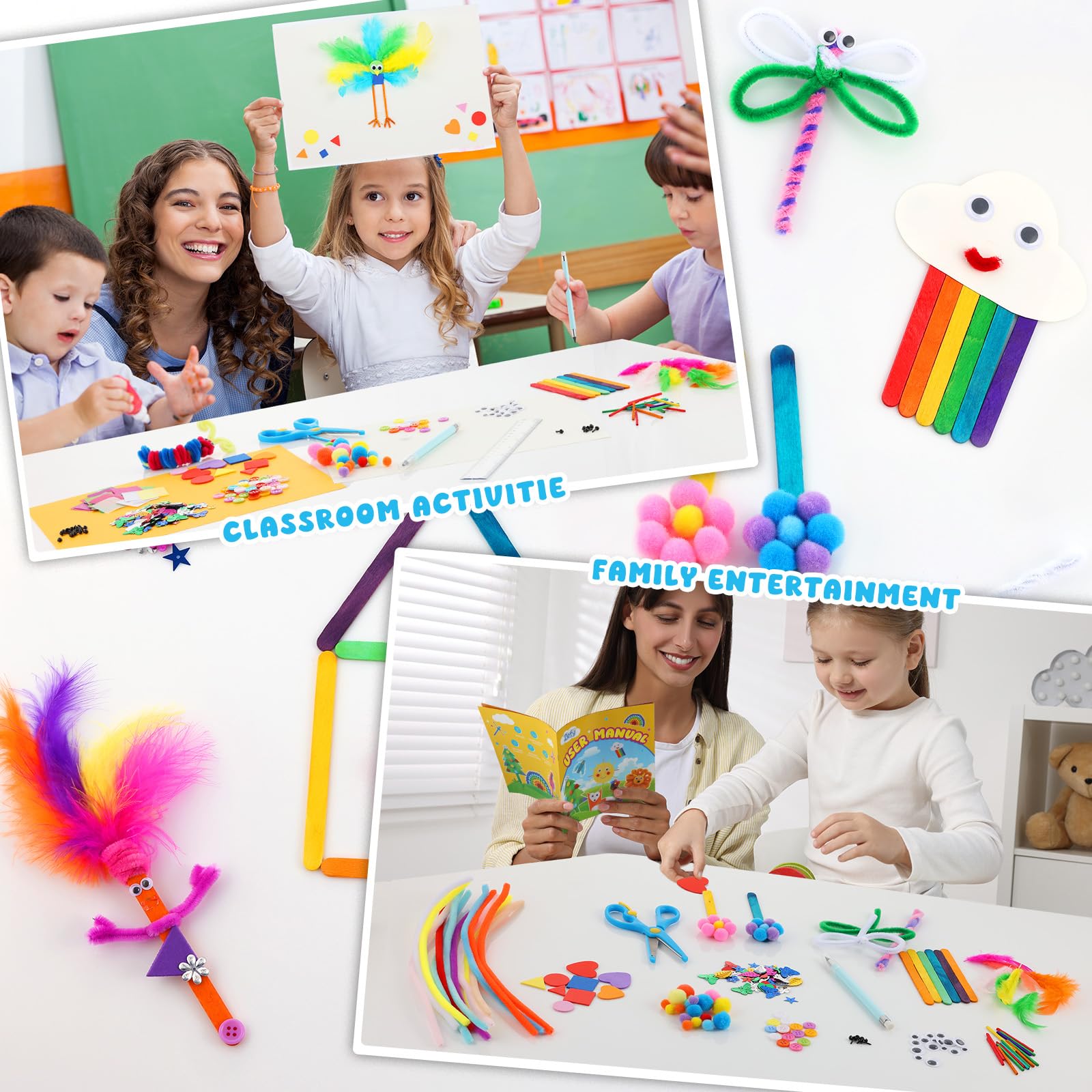 Zefy child crafting in use with kid making art and developing fine motor skills