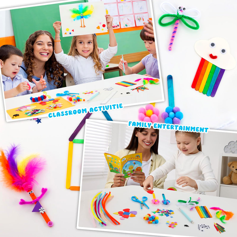Zefy child crafting in use with kid making art and developing fine motor skills