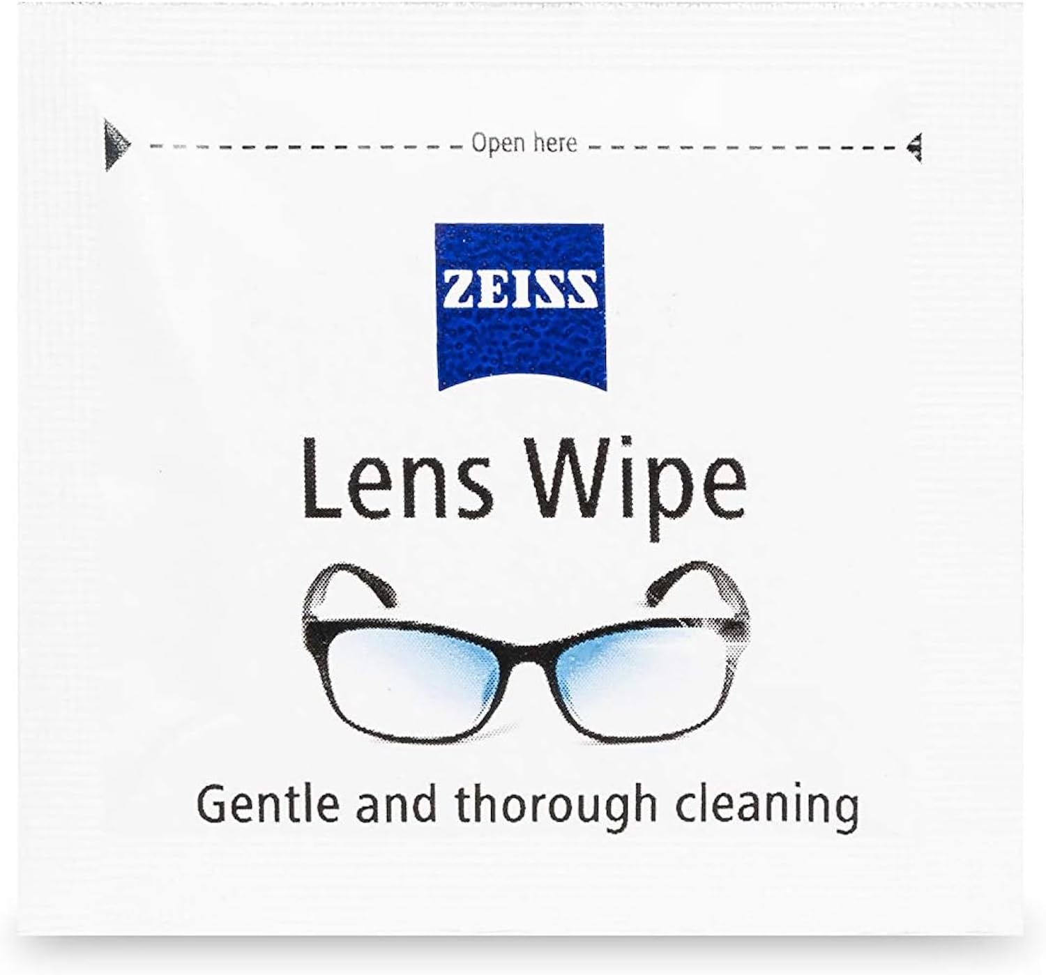 ZEISS wipe close-up texture showing lint-free cloth and gentle clean