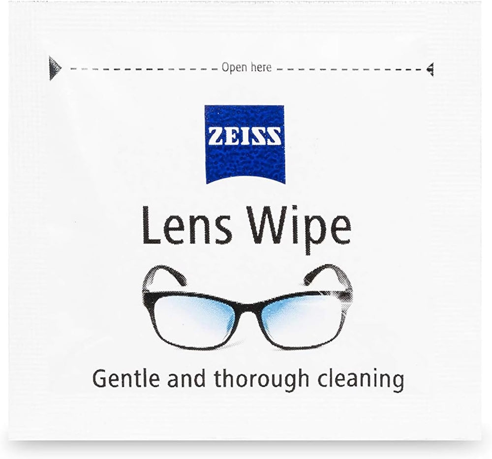 ZEISS wipe close-up texture showing lint-free cloth and gentle clean