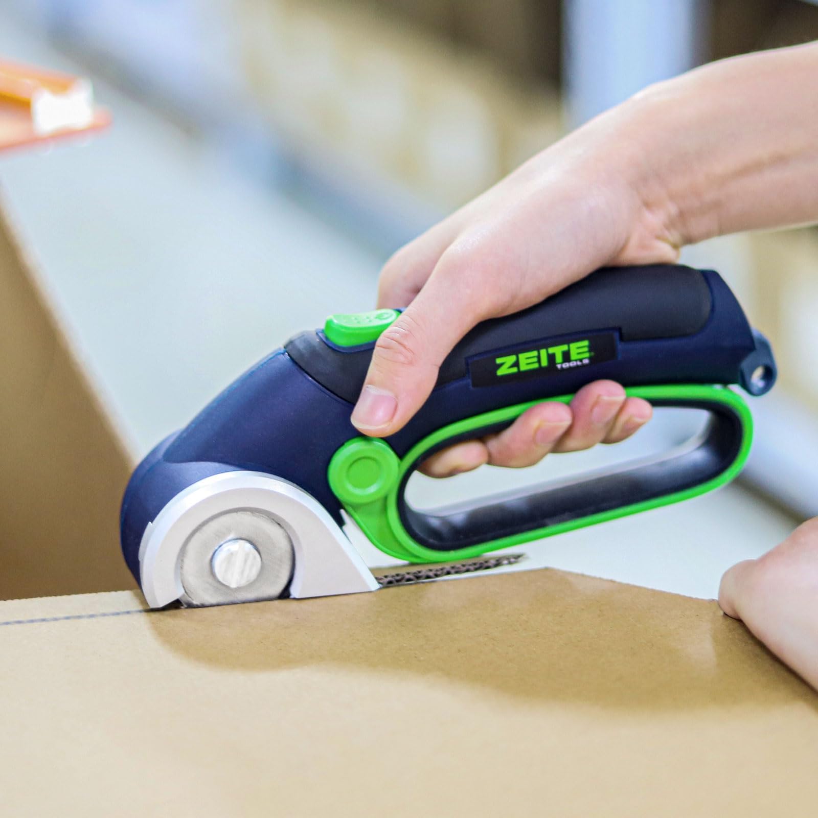 ZEITE USB cable plugged into cutter showing easy recharging on the go