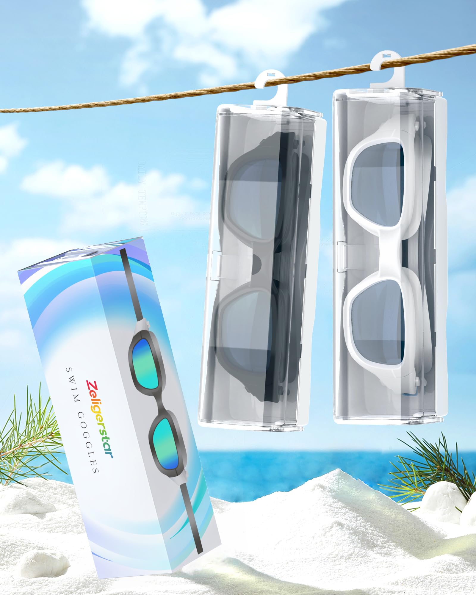 Zeligerstar retail packaging and label indicating features and specs