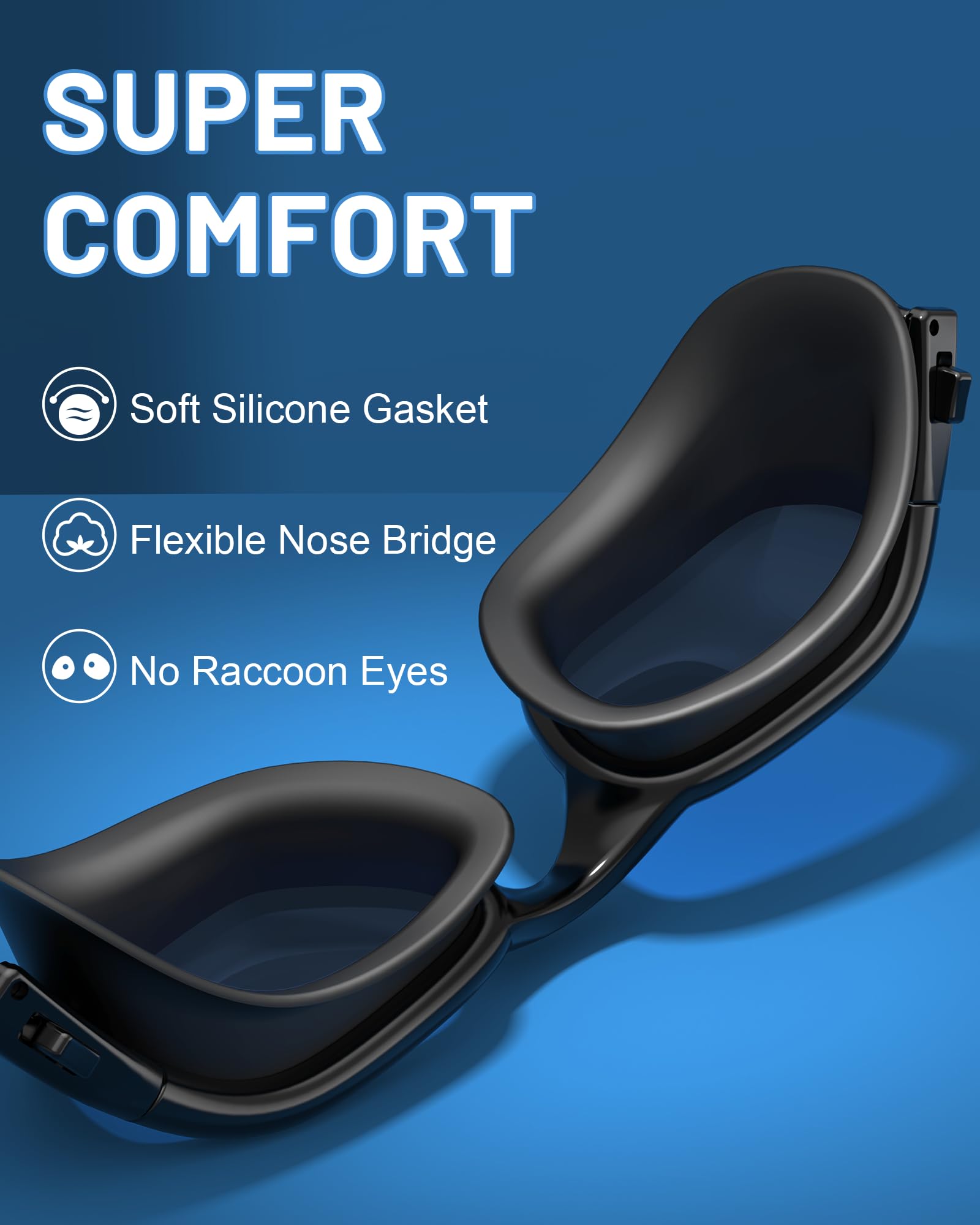 Zeligerstar goggles beside ruler showing compact size and portability
