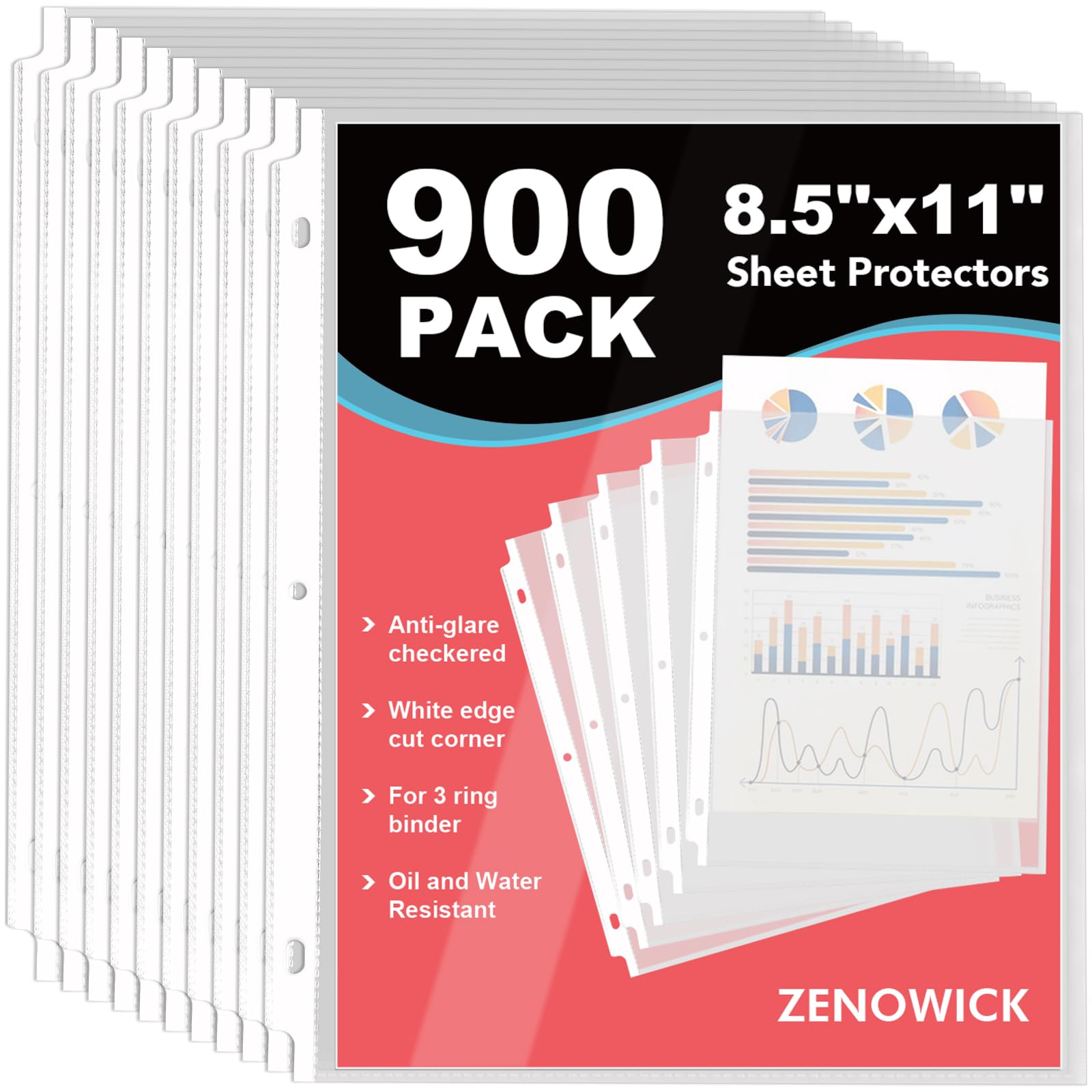 ZENOWICK front packaging showing 900 pack and size benefits