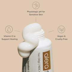 Zensa close-up of cream texture highlighting fast-absorbing formula benefit