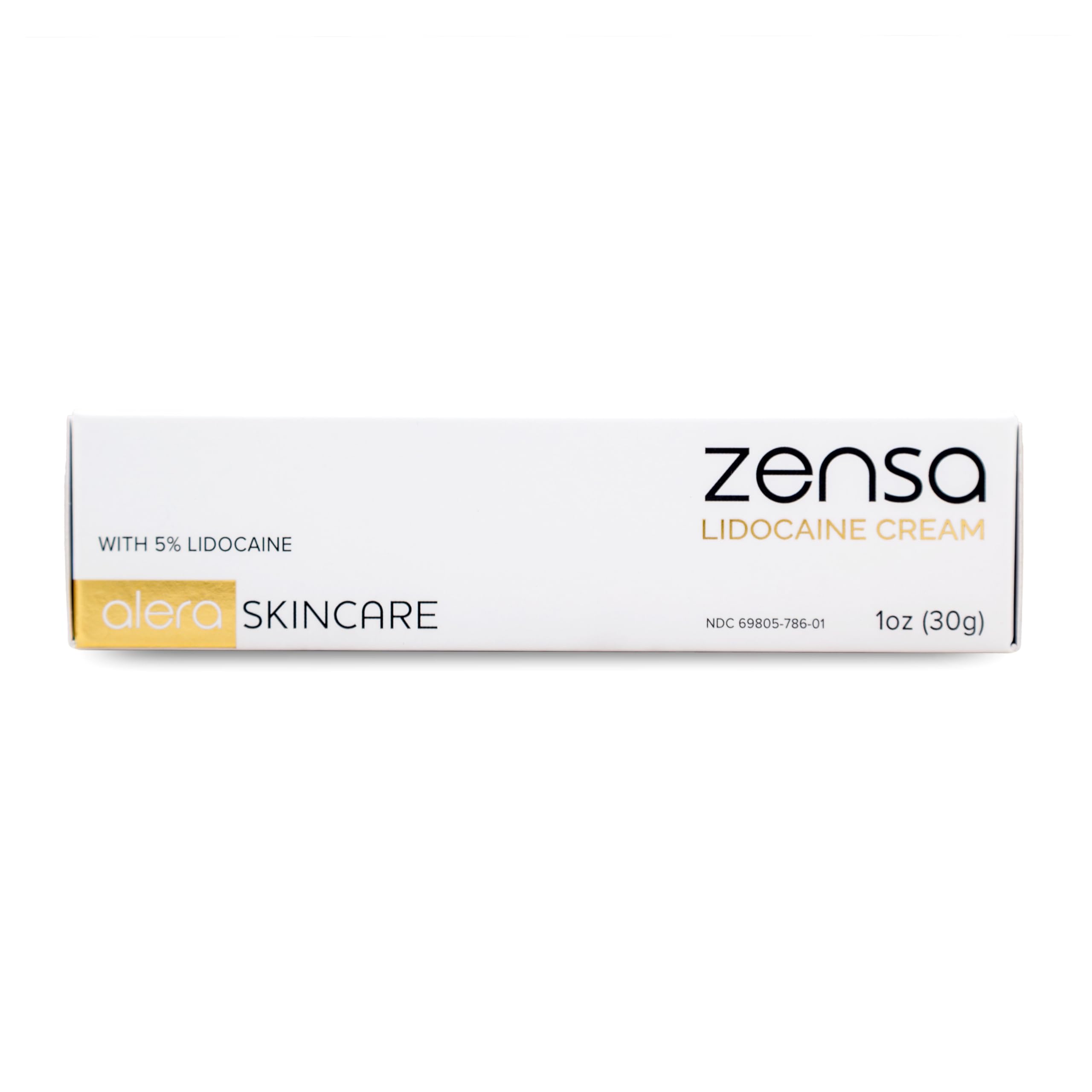 Zensa travel-sized tube on bathroom counter signaling convenience benefit