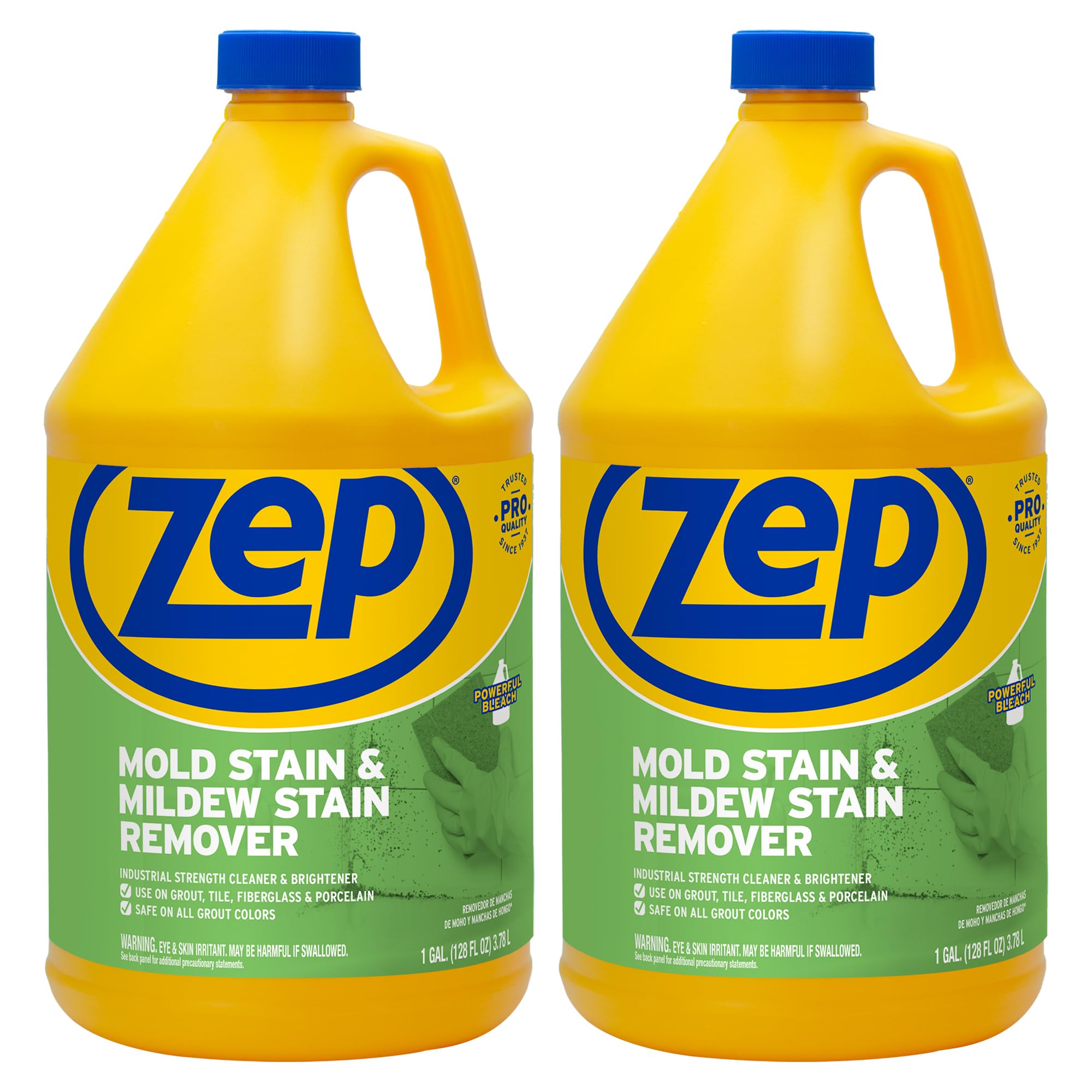 Zep front label on 1 gallon bottle showing product name and use benefits