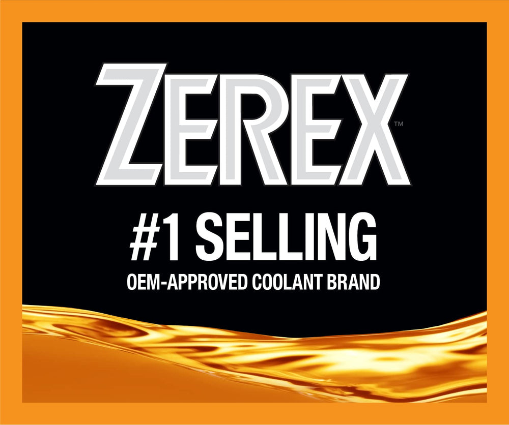 Zerex label detail showing OAT formula benefits for corrosion protection