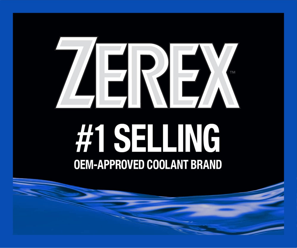 Zerex being poured into a radiator filler neck for easy top-off