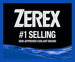 Zerex being poured into a radiator filler neck for easy top-off