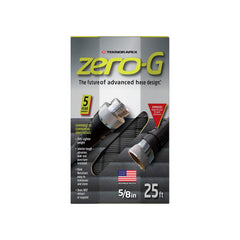 zero-G front packaging showing 25ft hose and easy storage benefit